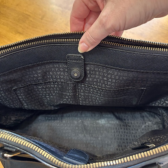 Kate Spade black leather handbag - Picture 9 of 16